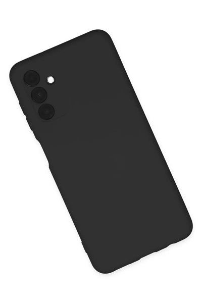 Samsung Galaxy A04S Kılıf Nano içi Kadife Silikon - Siyah