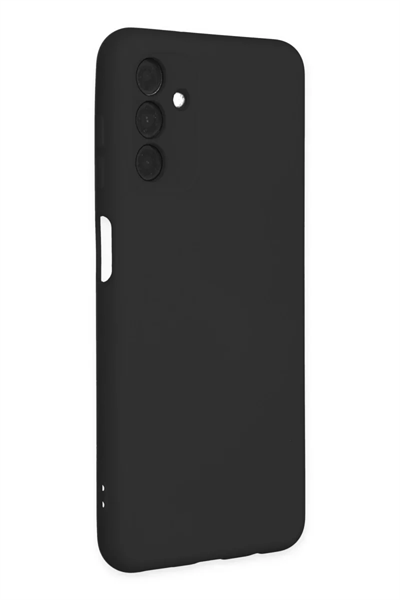 Samsung Galaxy A04S Kılıf Nano içi Kadife Silikon - Siyah