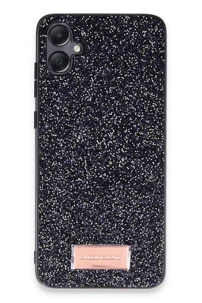 Samsung Galaxy A05 Bright Simli Kapak - Siyah