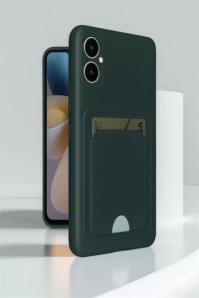 Samsung Galaxy A05 Kelvin Kartvizitli Silikon - Siyah