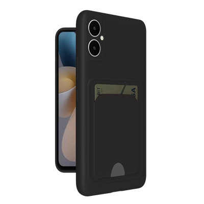 Samsung Galaxy A05 Kelvin Kartvizitli Silikon - Siyah