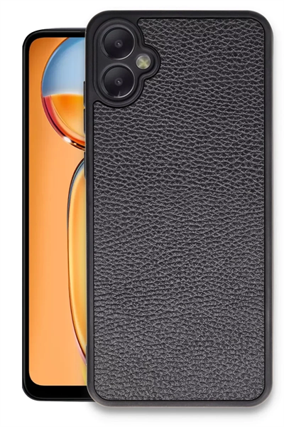 Samsung Galaxy A05 Kılıf Aras Deri Kapak - Siyah
