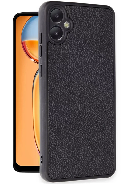 Samsung Galaxy A05 Kılıf Aras Deri Kapak - Siyah