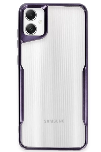 Samsung Galaxy A05 Kılıf Boyi Silikon Kapak - Derin Mor