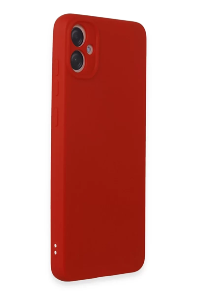 Samsung Galaxy A05 Kılıf First Silikon - Kırmızı