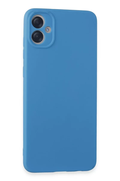 Samsung Galaxy A05 Kılıf First Silikon - Mavi