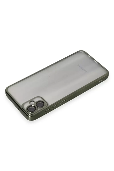 Samsung Galaxy A05 Kılıf Lensli Silikon - Yeşil