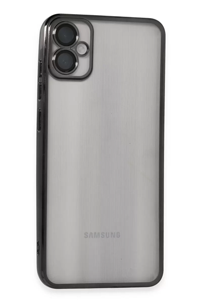 Samsung Galaxy A05 Kılıf Lensli Silikon - Siyah