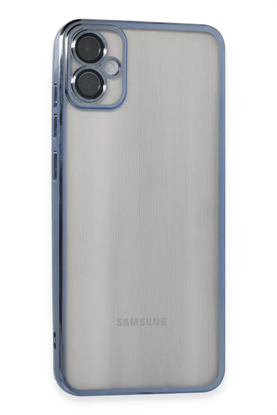 Samsung Galaxy A05 Kılıf Lensli Silikon - Lacivert