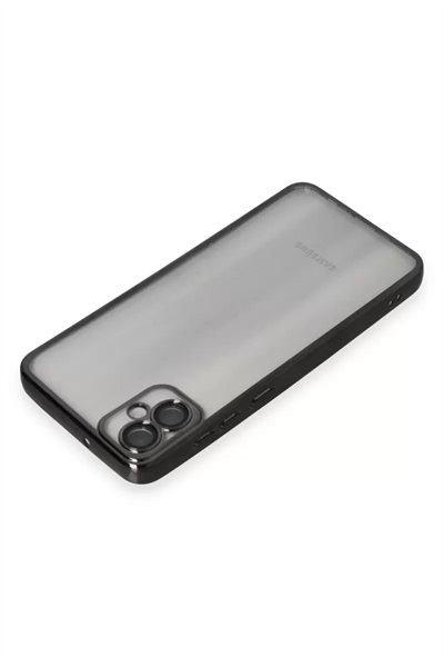 Samsung Galaxy A05 Kılıf Lensli Silikon - Siyah