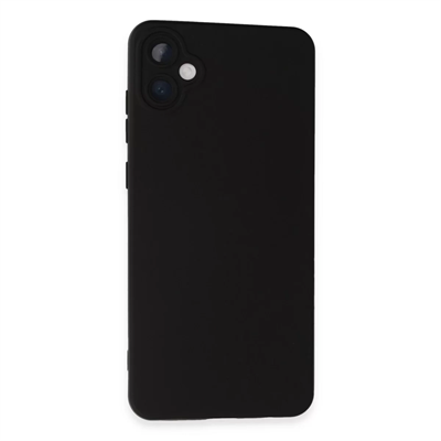 Samsung Galaxy A05 Kılıf Nano içi Kadife Silikon - Siyah