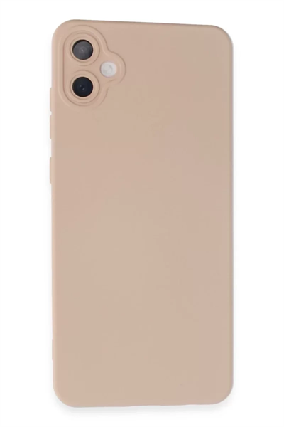 Samsung Galaxy A05 Kılıf Nano içi Kadife Silikon - Pudra
