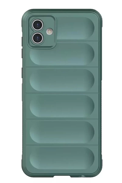 Samsung Galaxy A05 Kılıf Optimum Silikon - Koyu Yeşil