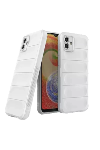 Samsung Galaxy A05 Kılıf Optimum Silikon - Krem