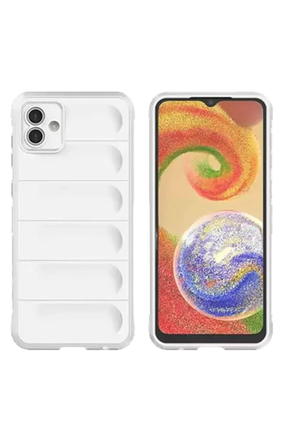 Samsung Galaxy A05 Kılıf Optimum Silikon - Krem