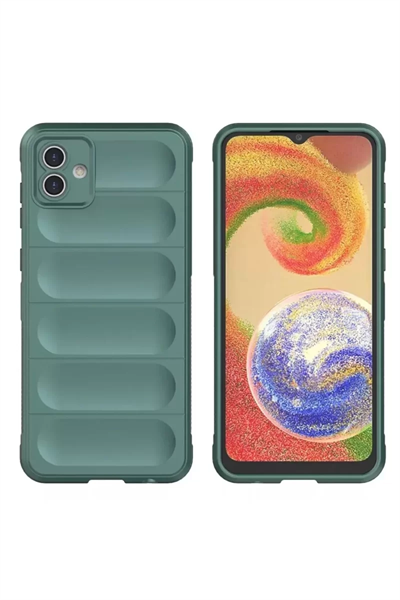 Samsung Galaxy A05 Kılıf Optimum Silikon - Koyu Yeşil