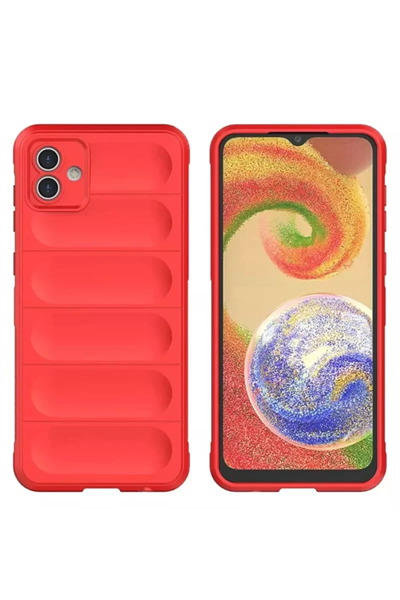 Samsung Galaxy A05 Kılıf Optimum Silikon - Kırmızı