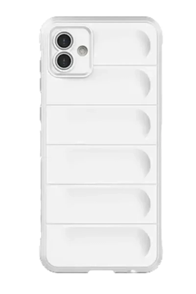 Samsung Galaxy A05 Kılıf Optimum Silikon - Krem