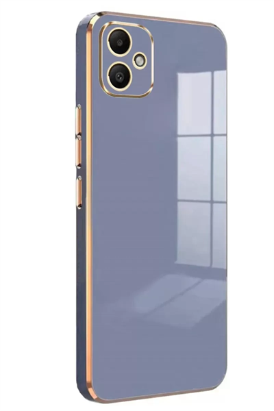 Samsung Galaxy A05 Kılıf Volet Silikon - Mavi