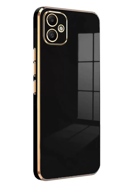 Samsung Galaxy A05 Kılıf Volet Silikon - Siyah