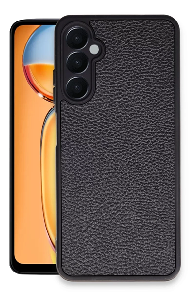 Samsung Galaxy A05S Kılıf Aras Deri Kapak - Siyah