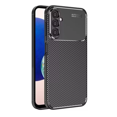 Samsung Galaxy A05S Kılıf Auto Focus Karbon Kapak - Siyah