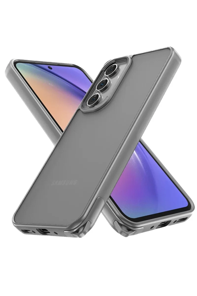 Samsung Galaxy A05S Kılıf Elegant Kapak - Titan Gri