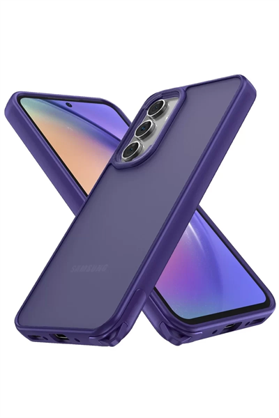 Samsung Galaxy A05S Kılıf Elegant Kapak - Derin Mor