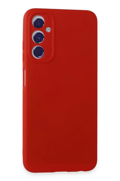 Samsung Galaxy A05S Kılıf First Silikon - Kırmızı