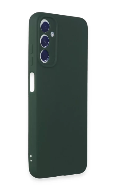 Samsung Galaxy A05S Kılıf First Silikon - Koyu Yeşil