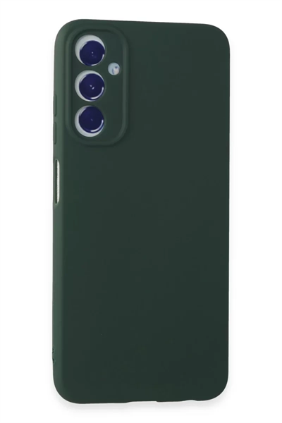 Samsung Galaxy A05S Kılıf First Silikon - Koyu Yeşil