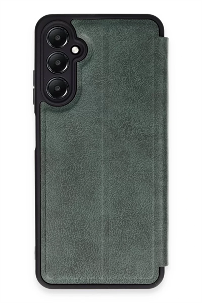 Samsung Galaxy A05S Kılıf Flip Cover - Koyu Yeşil