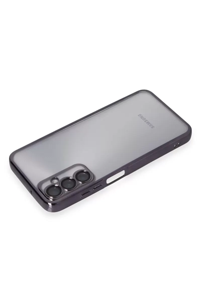 Samsung Galaxy A05S Kılıf Lensli Silikon - Mor