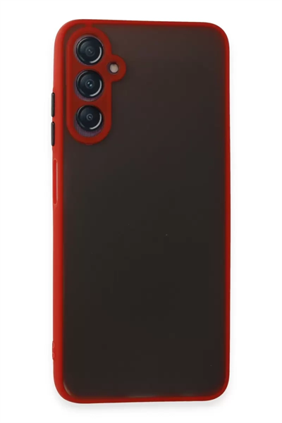 Samsung Galaxy A05S Kılıf Montreal Silikon Kapak - Kırmızı