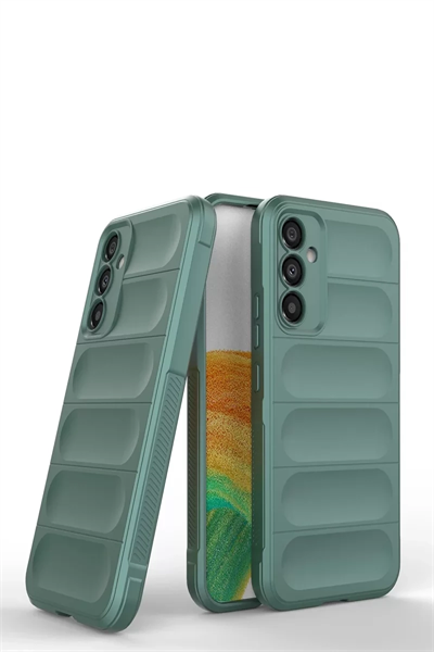 Samsung Galaxy A05S Kılıf Optimum Silikon - Koyu Yeşil