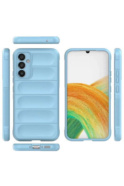 Samsung Galaxy A05S Kılıf Optimum Silikon - Sky Blue