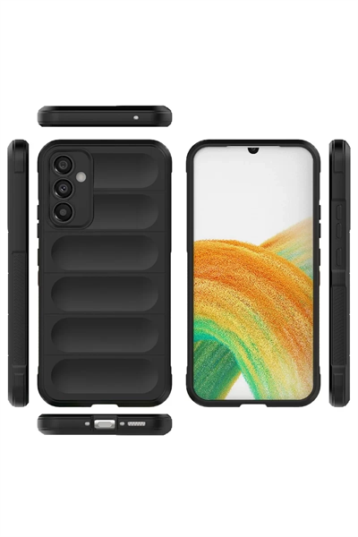 Samsung Galaxy A05S Kılıf Optimum Silikon - Siyah