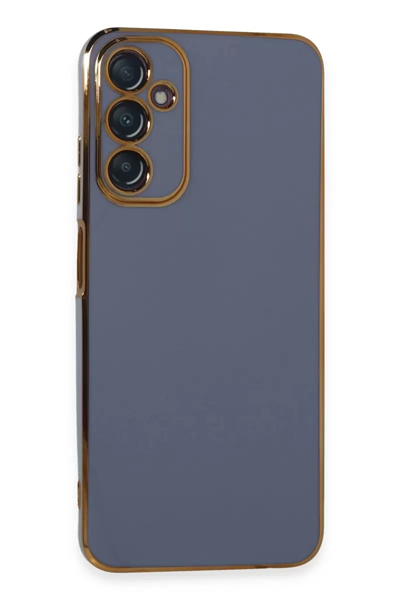 Samsung Galaxy A05S Kılıf Volet Silikon - Mavi