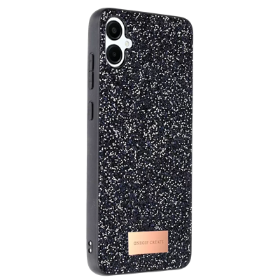 Samsung Galaxy A06 Bright Simli Kapak - Siyah