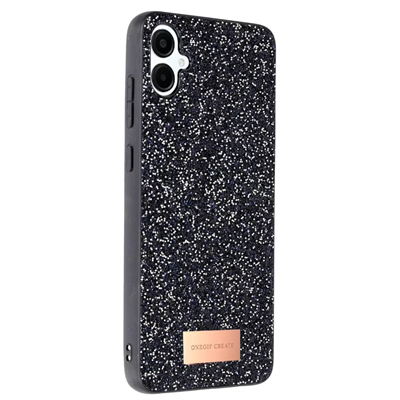 Samsung Galaxy A06 Bright Simli Kapak - Siyah