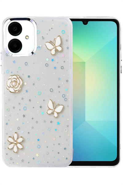 Samsung Galaxy A06 Fiyonk Desenli Kapak - Desen 10