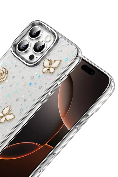 Samsung Galaxy A06 Fiyonk Desenli Kapak - Desen 1
