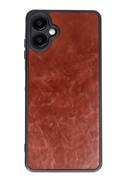 Samsung Galaxy A06 Kılıf Aras Deri Kapak - Bordo