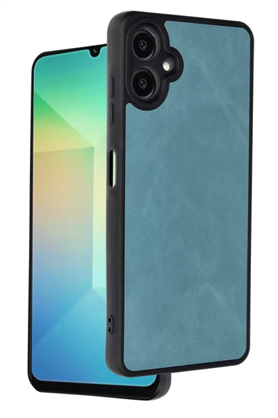 Samsung Galaxy A06 Kılıf Aras Deri Kapak - Açık Yeşil