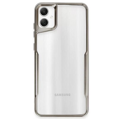 Samsung Galaxy A06 Kılıf Boyi Silikon Kapak - Titan Gri
