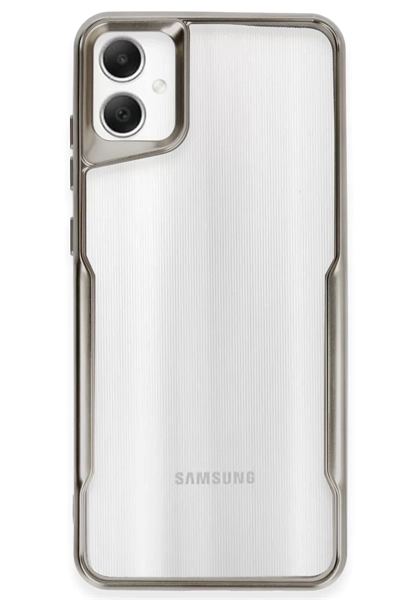 Samsung Galaxy A06 Kılıf Boyi Silikon Kapak - Titan Gri