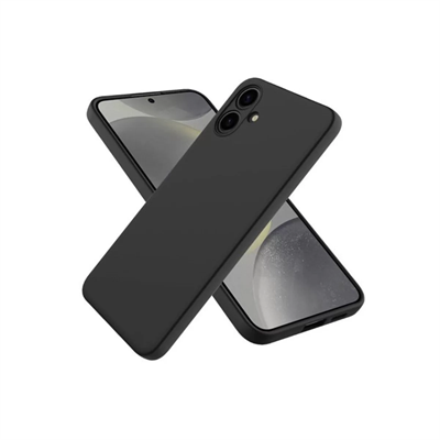 Samsung Galaxy A06 Kılıf First Silikon - Siyah