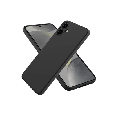 Samsung Galaxy A06 Kılıf First Silikon - Siyah