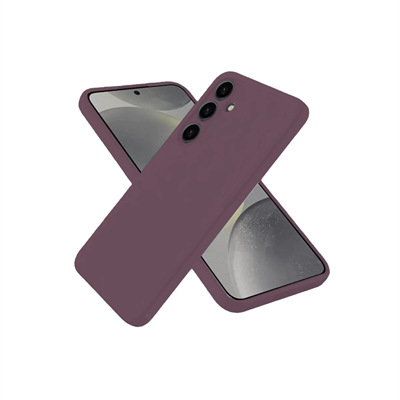 Samsung Galaxy A06 Kılıf First Silikon - Mürdüm