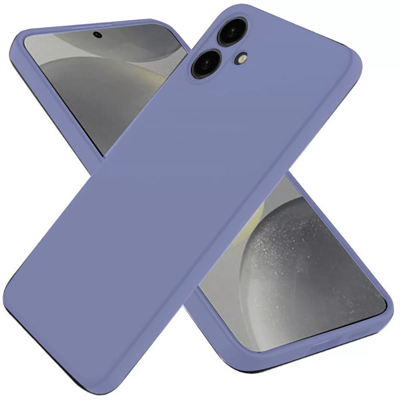 Samsung Galaxy A06 Kılıf First Silikon - Lila